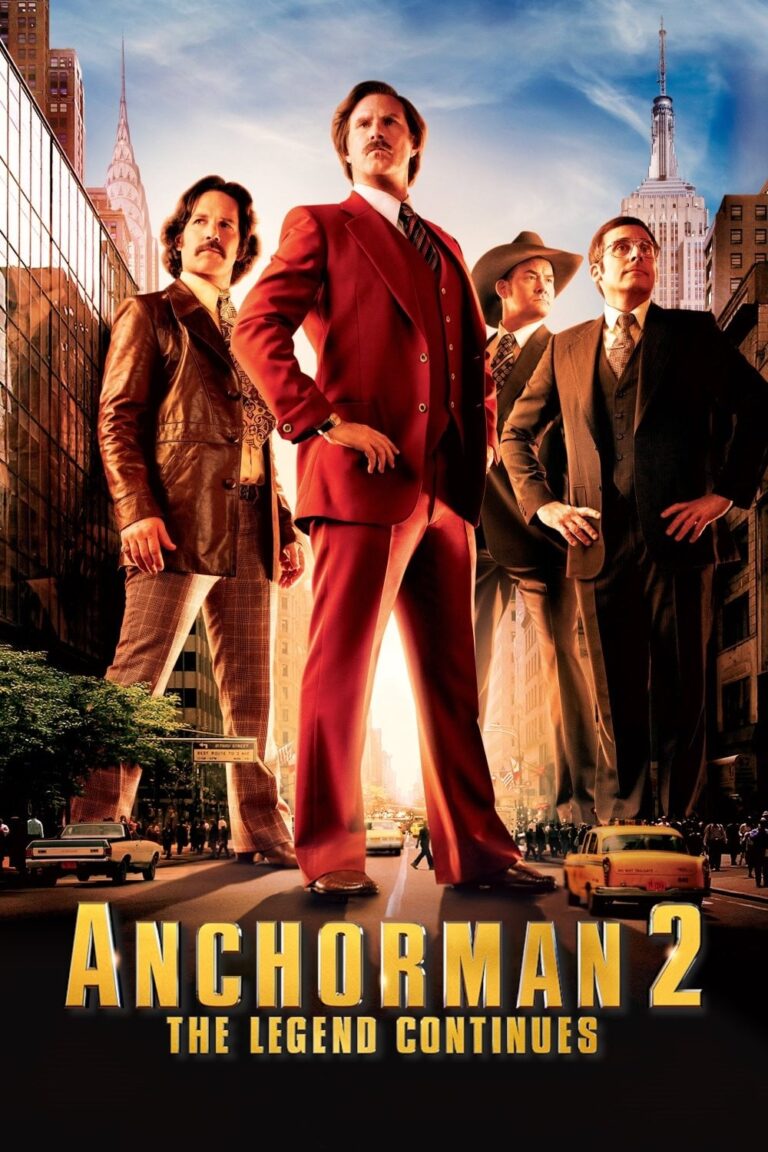 Poster for the movie "Anchorman 2: The Legend Continues"