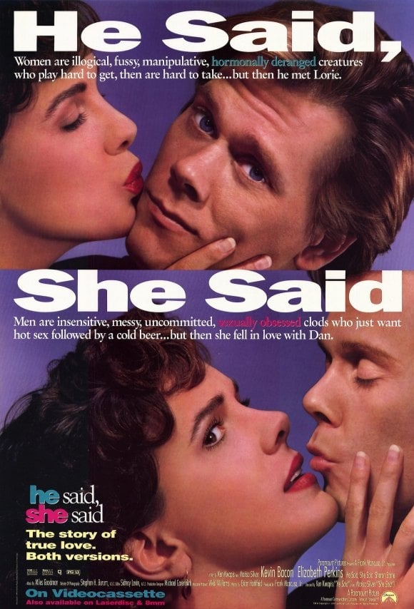 Poster for the movie "He Said, She Said"