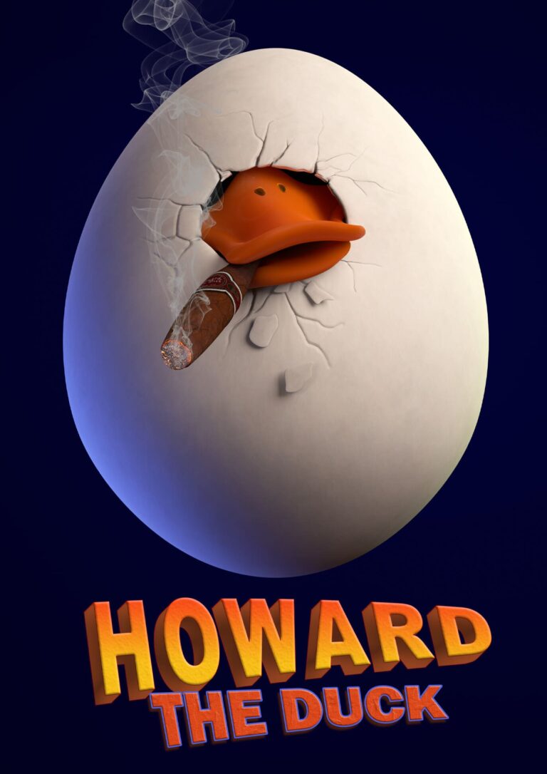 Poster for the movie "Howard the Duck"