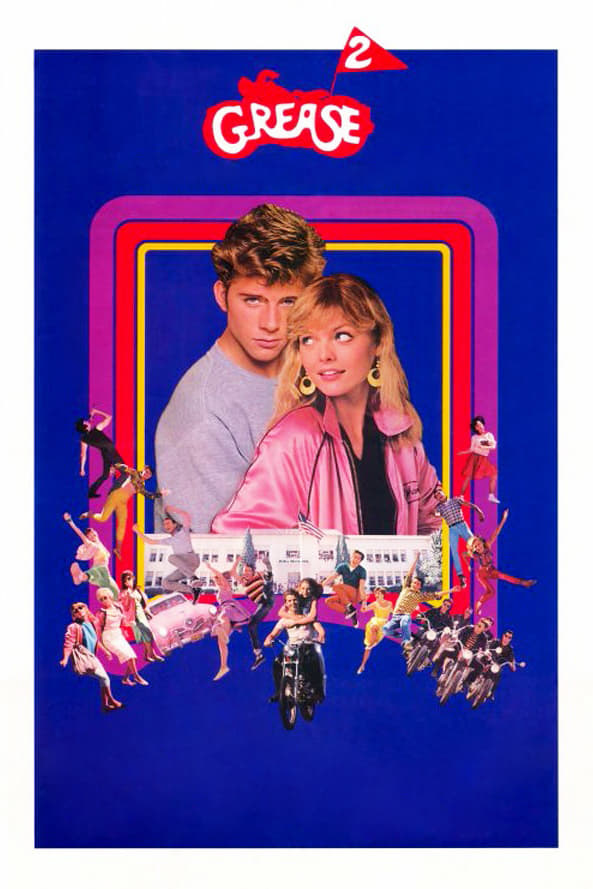 Poster for the movie "Grease 2"