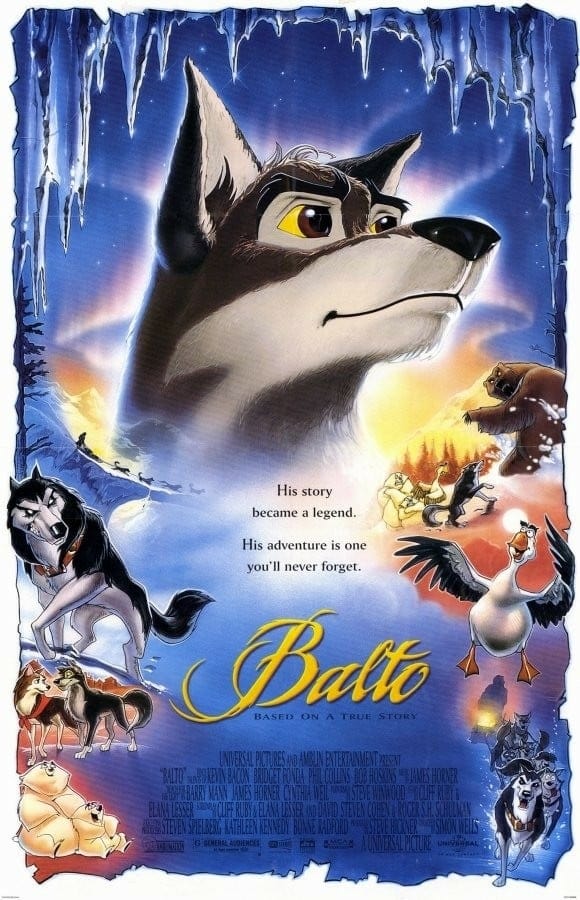 Poster for the movie "Balto"