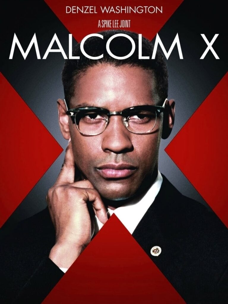 Poster for the movie "Malcolm X"