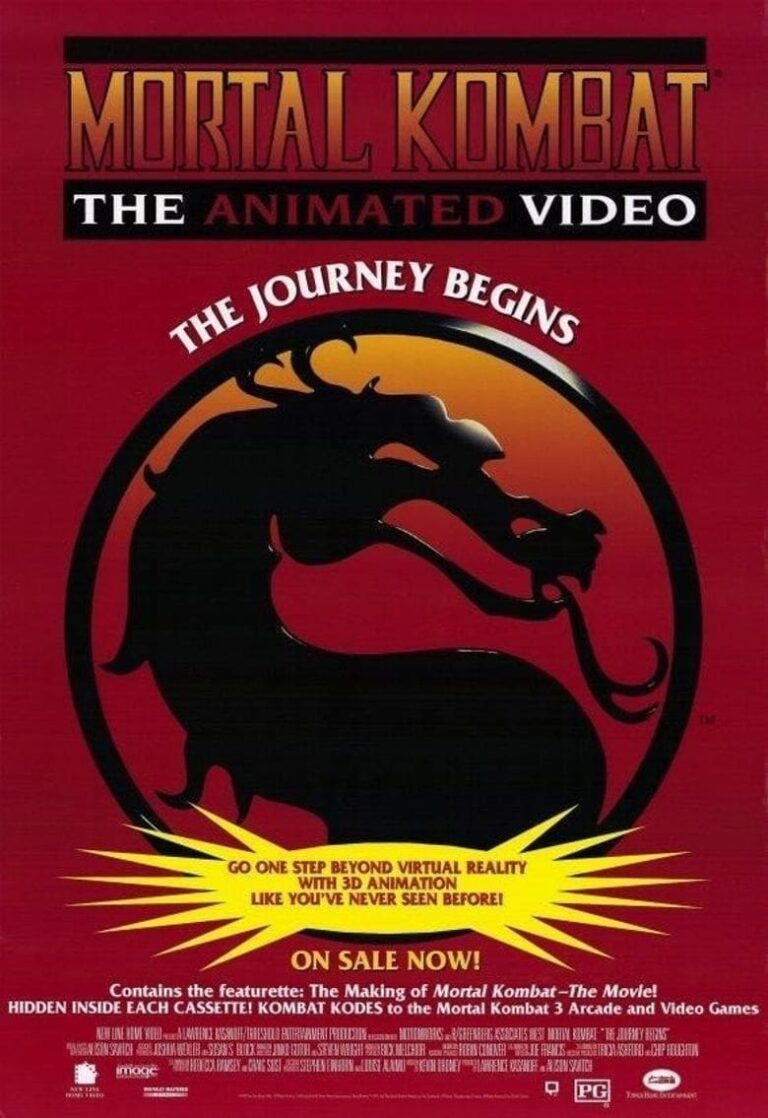 Poster for the movie "Mortal Kombat: The Journey Begins"